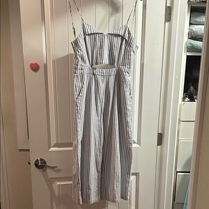Striped Blue and White Women's Dress
